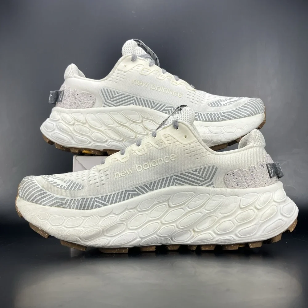 New Balance Fresh Foam X More Trail v3 - Men Size 10 'White Turtledove' MTMORUD3